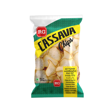 RG Cassava Chips 150 gm Pkt