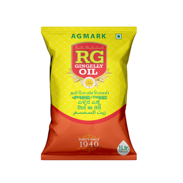 RG Gingelly Oil Pouch 1 Ltr
