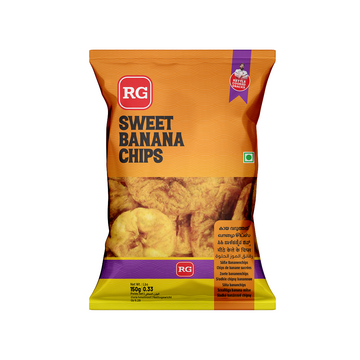 RG Sweet Banana Chips 150 gm Pkt