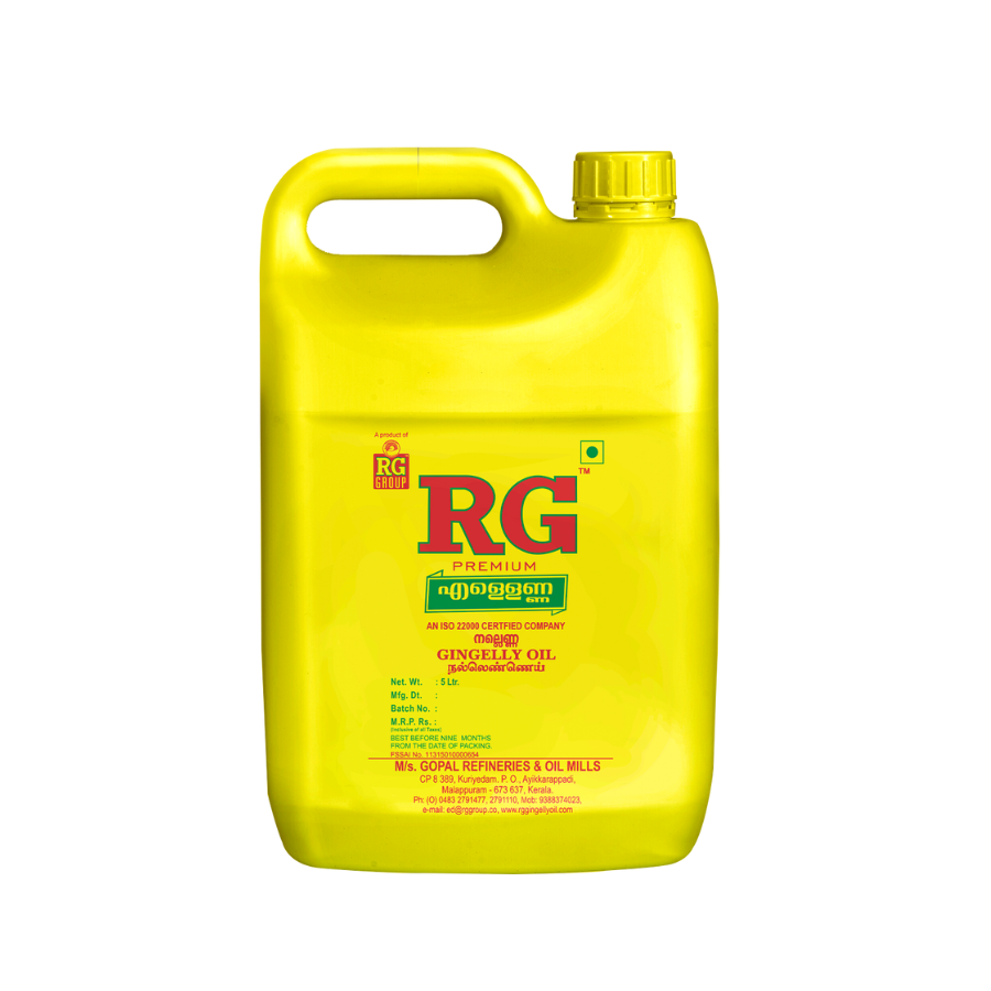 RG Gingelly Oil 5 Ltr Can