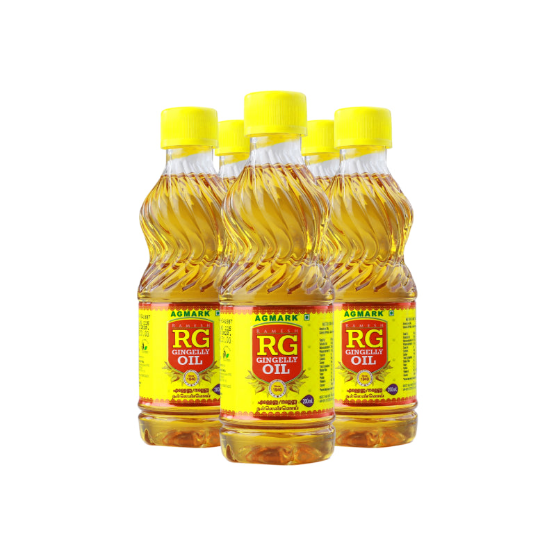 RG Gingelly Oil 200ml (Bottle of 5 NOS)